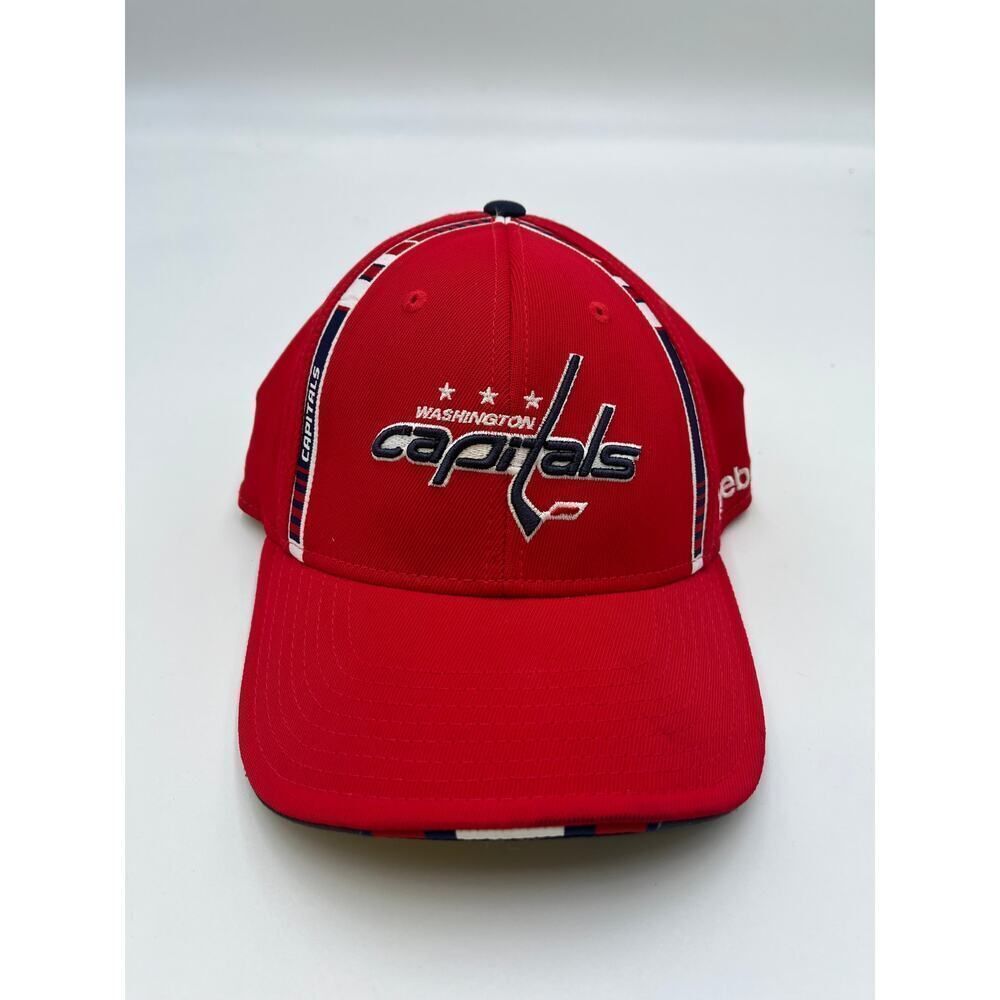 Y2K Reebok Washington Capitals Flex Fit Small/Medium hat cap 90s Y2K